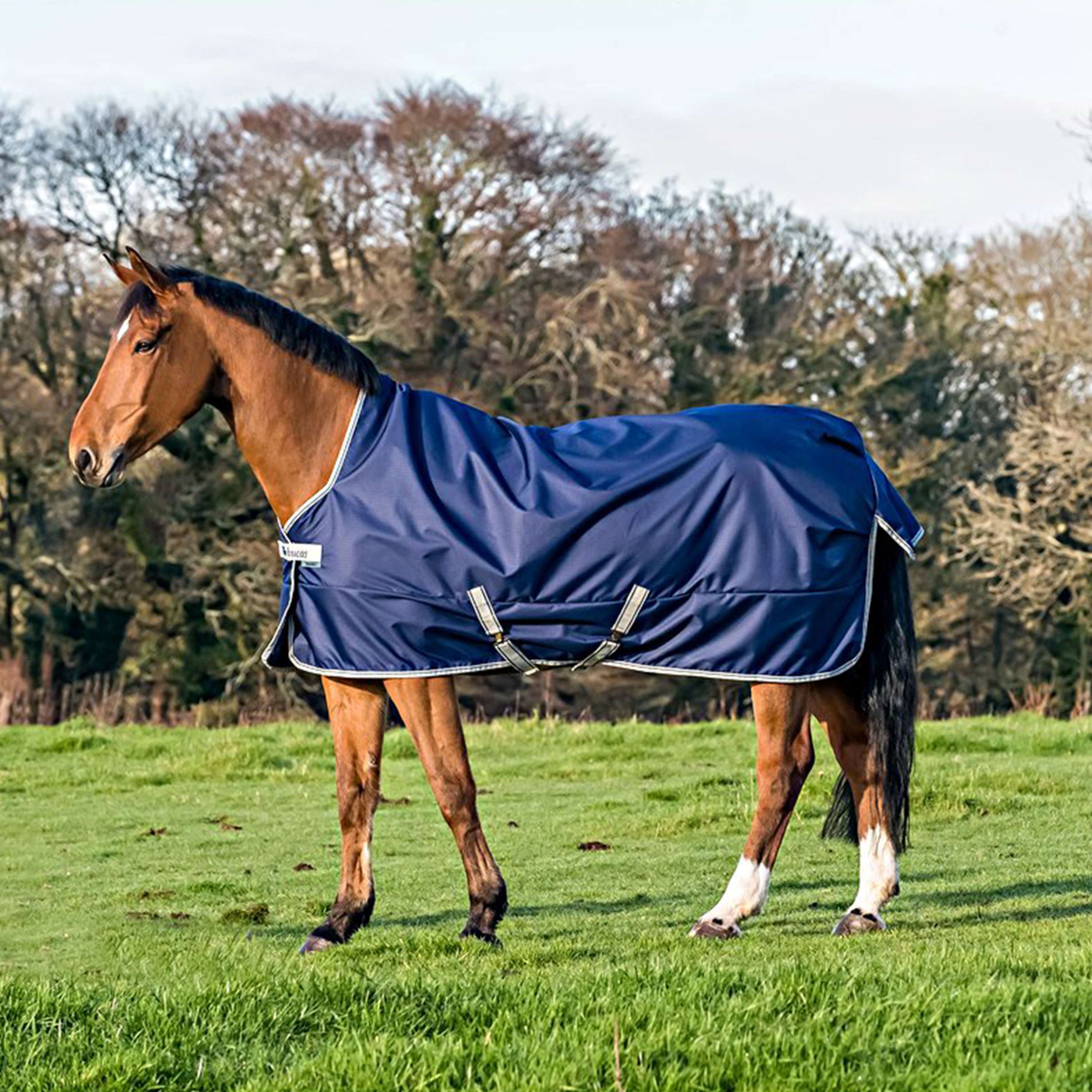 Bucas Freedom Turnout High Neck 150g Blu marino/Argento - Image 10
