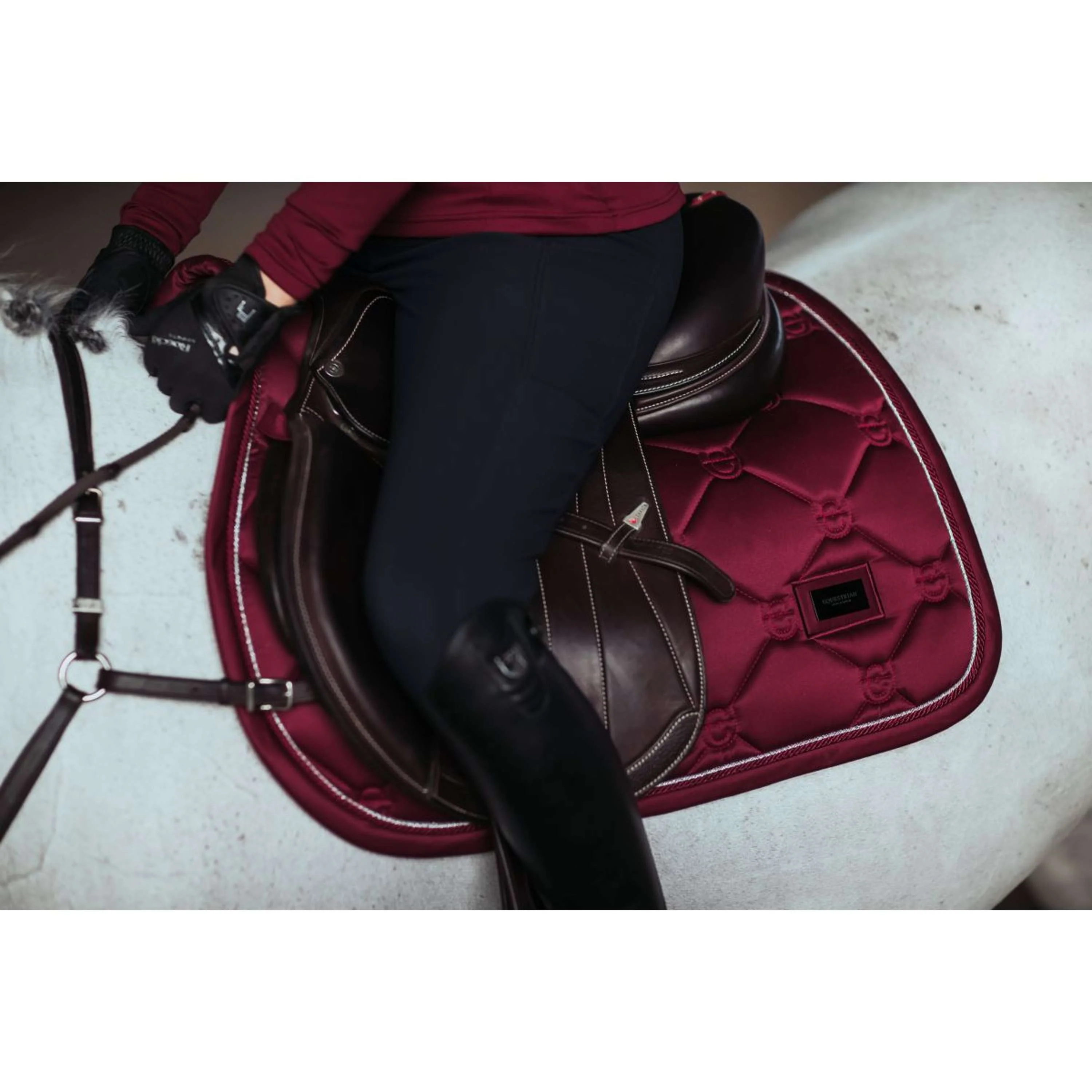Equestrian Stockholm Sottosella Springen Bordeaux - Image 3