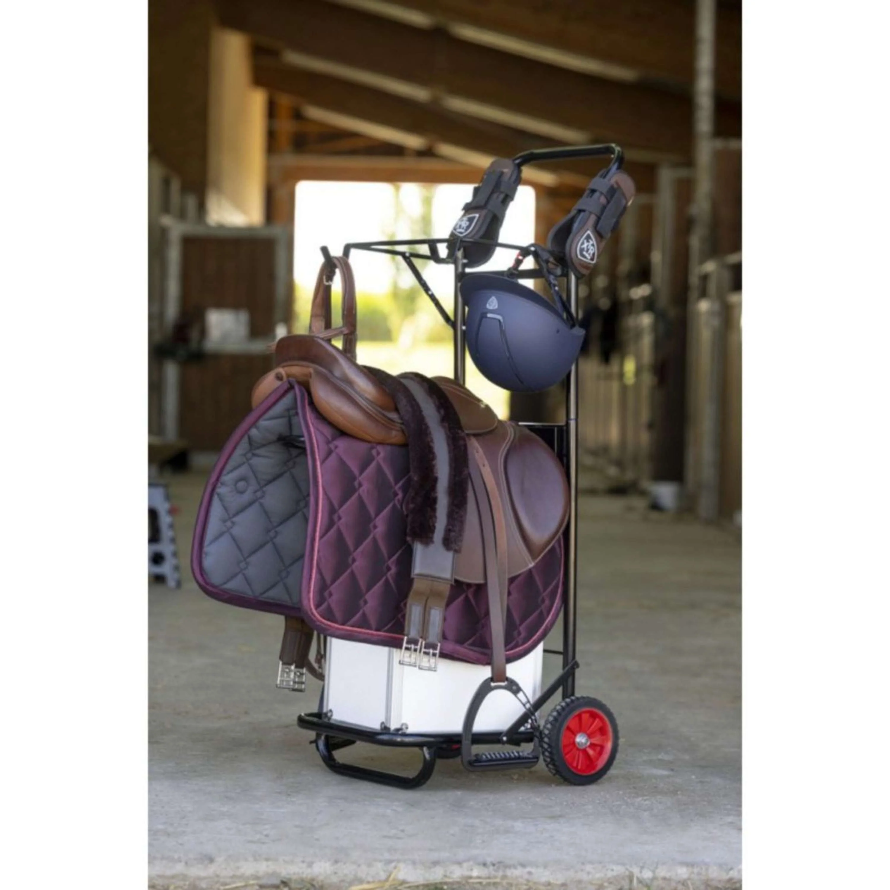 Hippotonic Carrello Porta-Sella Nero - Image 3